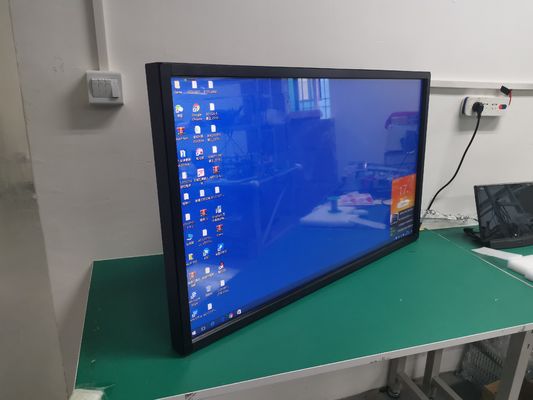 55 इंच अल्ट्रा रिस्पॉन्सिव 5ms इन्फ्रारेड गेम मशीन मॉनिटर टचस्क्रीन के साथ निर्दोष 10 बिंदु परिशुद्धता