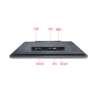 DC 12V गेमिंग PCAP टच स्क्रीन 1920 X 1080 450cd/m2 चमक 3M/ELO प्रोटोकॉल के साथ संगत